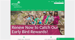 Desktop Screenshot of girlscoutcsa.org