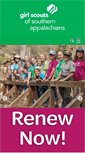 Mobile Screenshot of girlscoutcsa.org